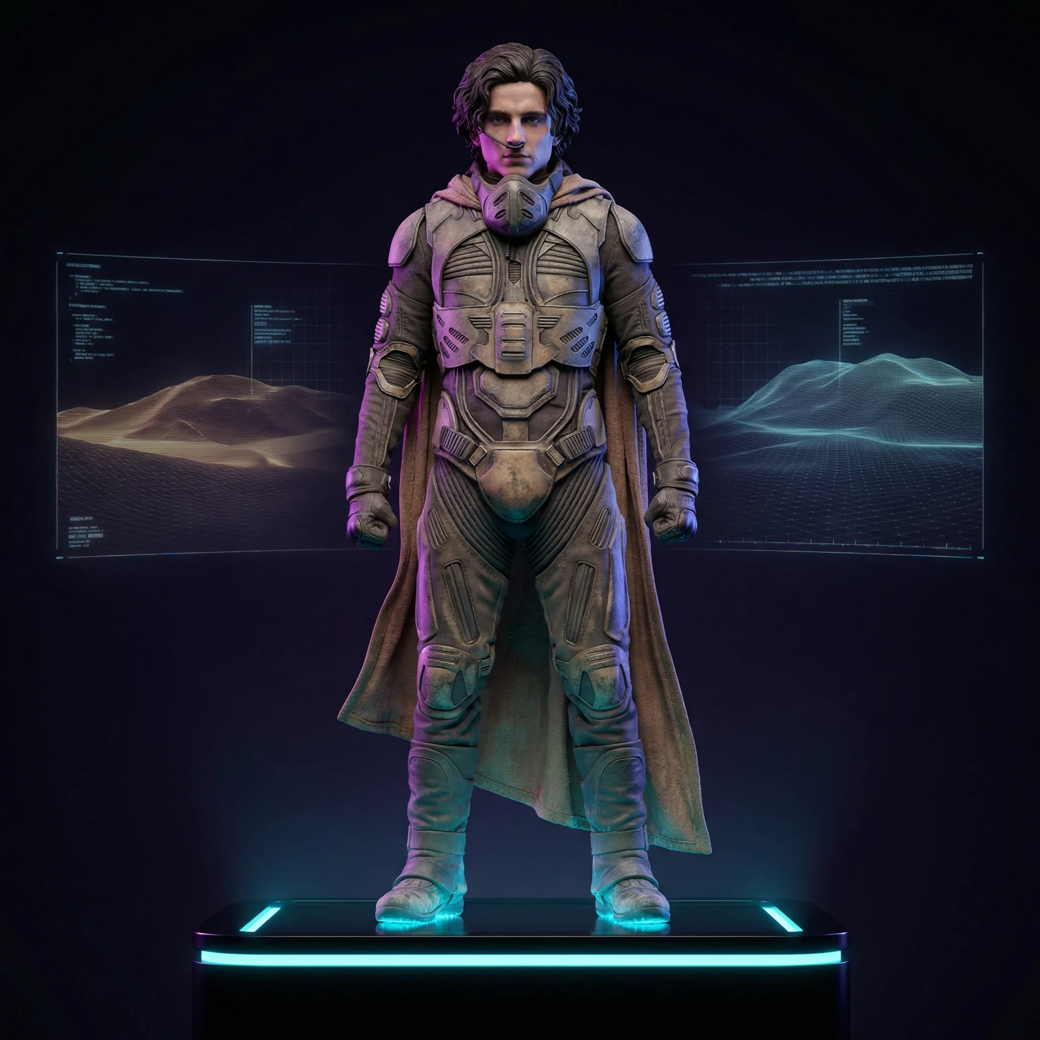 沙丘弗雷曼战士限量版手办 - 官方授权收藏级模型